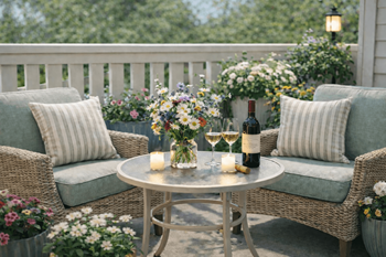 Private patio or balcony available