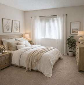 Redding apartment for rent - Spacious Bedroom at River Commons Senior Living, Redding