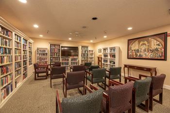 Library, craft room, game room