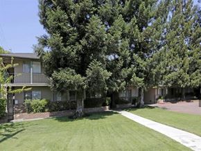 Sacramento apartment for rent - Trees in front of apartment community