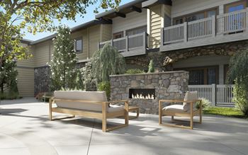 Outdoor fireplace