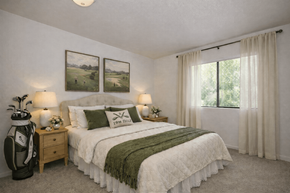Sacramento apartment for rent - Master Bedroom at Campus Commons Senior Living, Sacramento, California