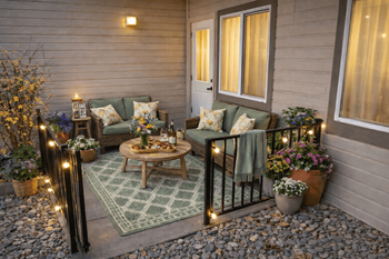 Private patio or balcony