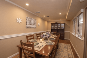 Lodi apartment for rent - A dining room at Lodi Commons Senior Living, California