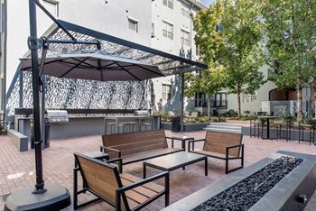 Numerous courtyards, terraces and social areas