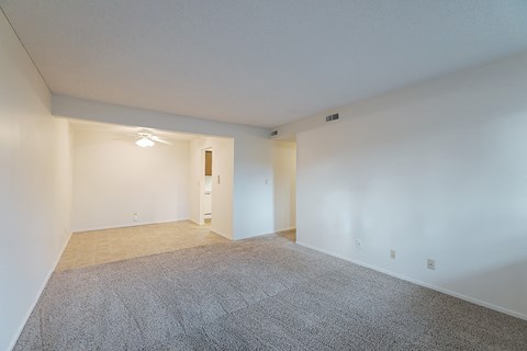 Floor plan for 1 bed, 1 bath, 764 sqft