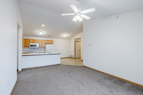 Floor plan for 3 beds, 2 baths, 1300 sqft