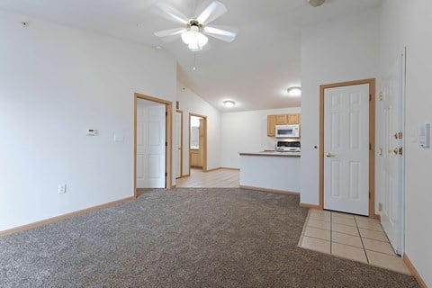 Floor plan for 1 bed, 1 bath, 900 sqft