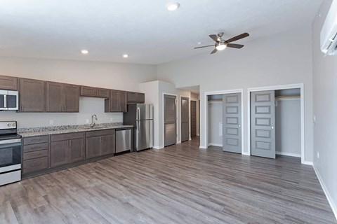 Floor plan for studio, 1 bath, 539 sqft