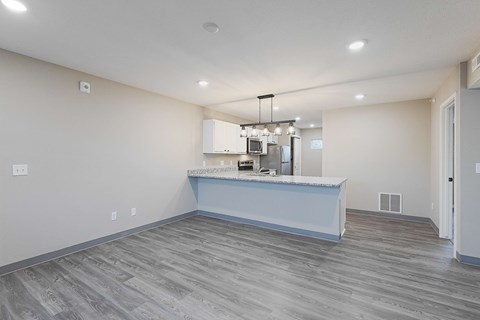 Floor plan for 2 beds, 1 bath, 896 sqft