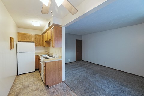 Floor plan for 1 bed, 1 bath, 506 sqft