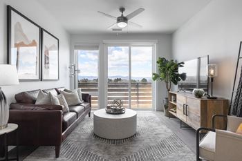 Balconies and patios (in select units)