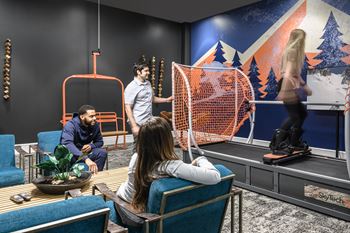 Resident clubhouse and game room