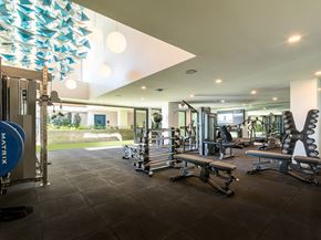 Gardena apartment for rent - Fitness center with cardio and weight equipment