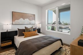 Gardena apartment for rent - Bathroom with vanity and mirror lighting