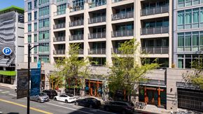 Berkeley apartment for rent - A parking sign is on a pole in front of a building.