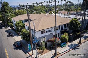 Los Angeles apartment for rent - Aerial exterior on a sunny day