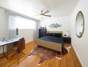 West Hollywood apartment for rent - Spacious, beautiful bedroom with wooden floor