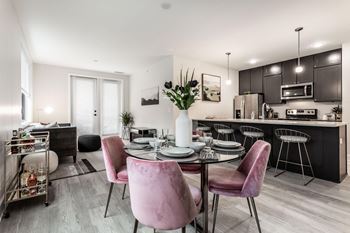 Dining table and chair