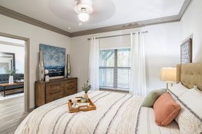 League City apartment for rent - Carpeted Bedroom at Avenues at Tuscan Lakes, Texas, 77573