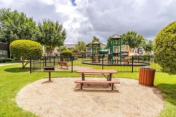 Sitting area in playground