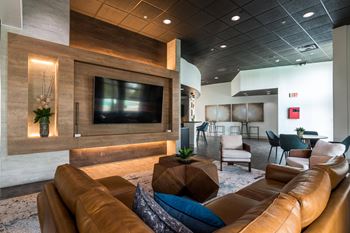 Clubhouse lounge with tv