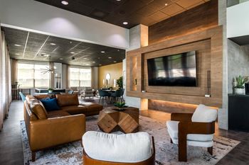 Clubroom with tv