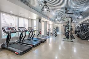 Indianapolis apartment for rent - Gym with Exercise Equipment at Edge 35 Apartments, Indianapolis, IN