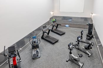 Fitness center with cardio room