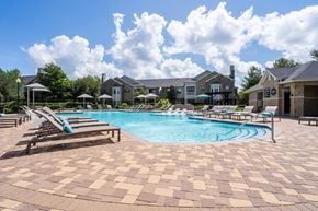 Katy apartment for rent - Pool Along with sitting area at Waterstone at Cinco Ranch Apartments, Katy, 77450