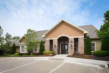 The preserve at cardinal heights apartments building entrance and parking lot