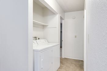 Washer/dryer in 2 and 3 bedroom homes