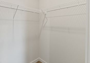 Walk-in closets**