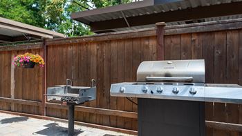 Outdoor bbq area