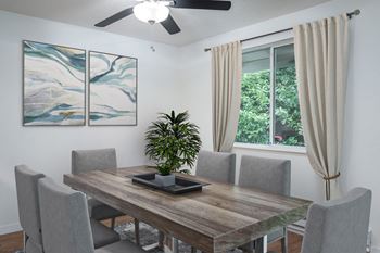 Separate dining room