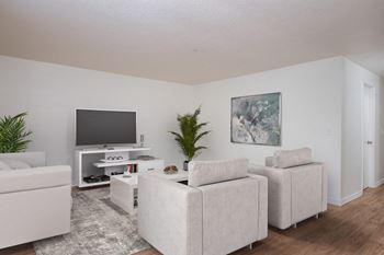 Luxury vinyl plank flooring throughout