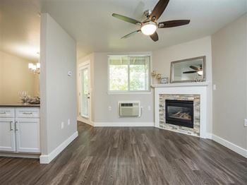 Faux wood flooring