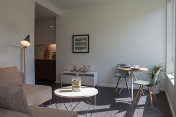 Hard surface plank flooring in living areas