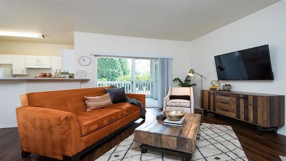 Wilsonville apartment for rent - Village at Main Street | Living Room