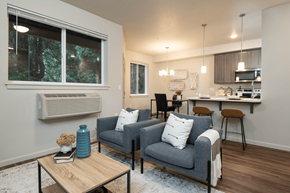 Hillsboro apartment for rent - Quatama Woods | Living & Dining Room and Kitchen