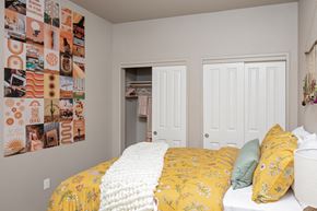 Corvallis apartment for rent - The Quad near OSU - Apartments in Corvallis, OR with wall to wall carpet, white walls, and access to the bathroom