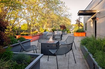 The quad | rooftop firepit
