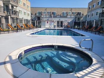 Sunset apartments | outdoor seasonal pool