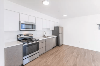Sleek custom kitchen cabinetry