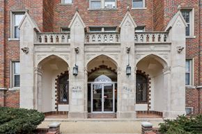 Washington apartment for rent - The entrance to a building with a sign that reads "Falto Towers" and the number 3206.