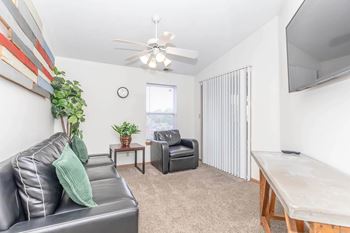 Carpeted floors