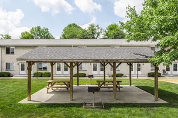 Barbecue and picnic area with gazebo