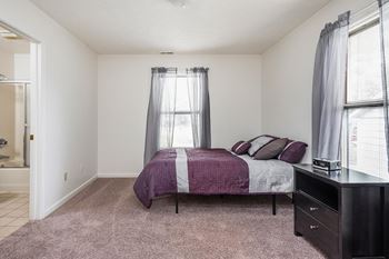Carpeted floors*