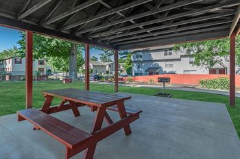 Covered picnic area