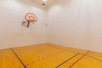 Indoor and outdoor basketball courts